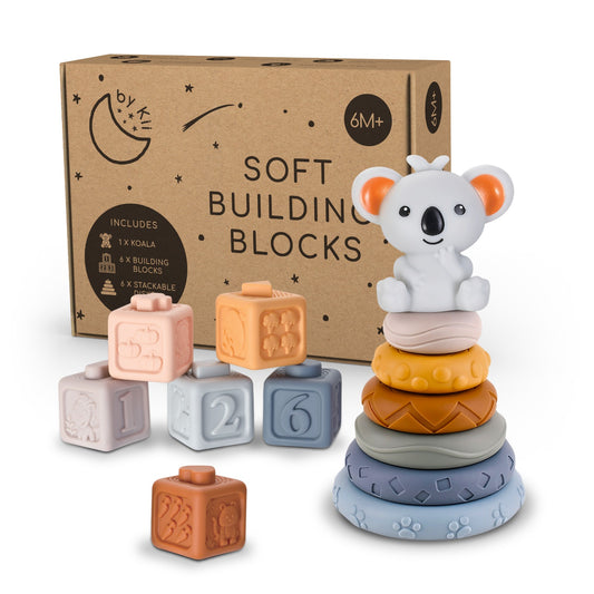 Soft Building Block Koala Toy 6M+